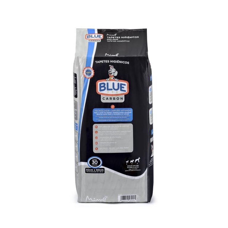 Tapete Higiênico Blue Carbon 30 Unidades - Pp422 Pp422 Tapete Higiênico Blue Carbon 30 Unidades - Pp422 Pp422