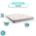 Ver imagem 5 de Kit Cabeceira + Cama Box Bau + Colchão Casal D20 D20 Inducol