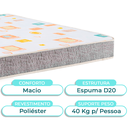 Ver imagem 2 de Kit Cabeceira + Cama Box Bau + Colchão Casal D20 D20 Inducol