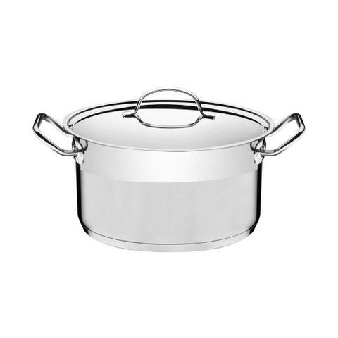 Caçarola Funda Inox Fundo Triplo 24cm 6,1 L