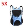 Kit 5 Bolsa Mochila de Pet para Passeio Viagem Gato Cachorro com Respirador - 1