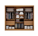 Ver imagem 3 de Guarda Roupa Casal 100% Mdf 3 Portas Correr com Espelho e 4 Gavetas Milano Leifer