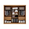 Guarda Roupa Casal 100% Mdf 3 Portas Correr com Espelho e 4 Gavetas Milano Leifer - 3