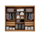 Ver imagem 3 de Guarda Roupa Casal 100% Mdf 3 Portas Correr com Espelho e 4 Gavetas Milano Leifer
