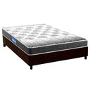 Ver imagem 1 de Cama Box Casal: Colchão Espuma Probel Guarda Costas Resistente Double Face + Base Brown(138x188)