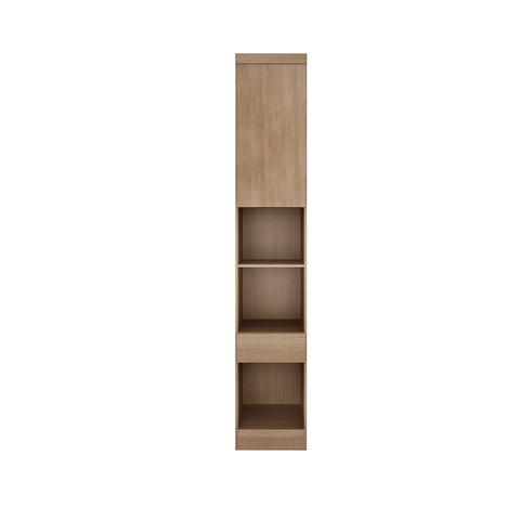 Modulado Mesa de Cabeceira 1 Gaveta 1 Porta - Rizon-Cumaru - Móveis Novo Horizonte