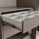 Ver imagem 6 de Guarda-roupa Casal 2 Portas Deslizantes com Espelho 100% Mdf Dream