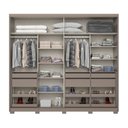 Ver imagem 4 de Guarda-roupa Casal 2 Portas Deslizantes com Espelho 100% Mdf Dream