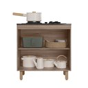 Ver imagem 3 de Balcão para Cooktop 4 e 5 Bocas 2 Portas 80cm:chumbo