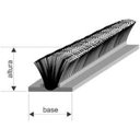 Ver imagem 3 de Fita Vedadora Escova de Encaixe Rolo com 50 Metros Cinza 7 X 7