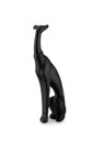 Ver imagem 2 de Escultura Estátua Decorativa Cachorro Minimalista 36cm:preto Fosco