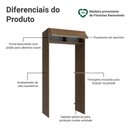 Ver imagem 3 de Porta-geladeira 103 Cm 1 Porta Basculante Rustic Glamy Madesa