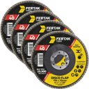 Ver imagem 1 de Disco Lixa Flap Cônico 115mm Grão 40 Madeira Aço Desbaste | 04 Un