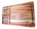 Ver imagem 3 de Tábua de Corte Churrasco Madeira Teca com Entalhe Xangô.