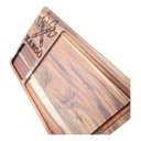 Ver imagem 4 de Tábua de Corte Churrasco Madeira Teca com Entalhe Xangô.