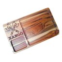 Ver imagem 1 de Tábua de Corte Churrasco Madeira Teca com Entalhe Xangô.