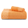 Kit de Toalhas Banho e Rosto 100% Algodão Vivaz 2 Peças:laranja Laranjeira - 1