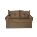 Ver imagem 5 de Sofá Pequeno 02 Lugares 150cm Mobi Suede Cappuccino Herrero