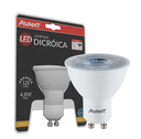 Ver imagem 1 de Kit 10 Lâmpadas Led Avant Dicróica Mr16 4,8w Gu10 Bivolt 3000k - Branco Quente