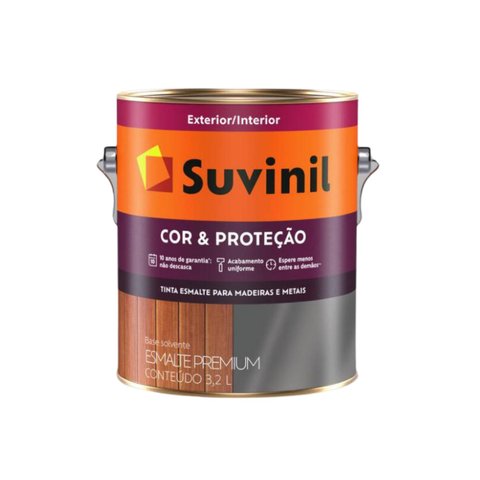 Base B2 Esmalte Cor &amp; Proteção Acetinado 3,2l | Suvinil Bases