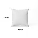 Ver imagem 5 de Kit 04 Capas para Almofada Tecido Estampado Triângulo Preto e Branco D96 42x42 cm - D’Rossi