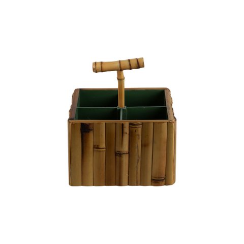 Porta Talher Todo Bambu
