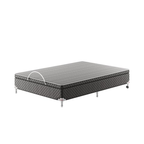 Base Box Baú Casal Spubio Spu + Incofal Marrom 138x188x45cm