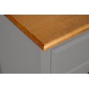 Ver imagem 6 de Mesa de Cabeceira Luis Xv 3 Gavetas - Cinza