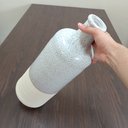 Ver imagem 4 de Vaso Decorativo Enfeite Casa Garrafa Home&Co Cerâmica 44x15x15cm Cinza
