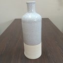 Ver imagem 3 de Vaso Decorativo Enfeite Casa Garrafa Home&Co Cerâmica 44x15x15cm Cinza