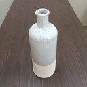 Ver imagem 5 de Vaso Decorativo Enfeite Casa Garrafa Home&Co Cerâmica 44x15x15cm Cinza