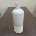 Ver imagem 6 de Vaso Decorativo Enfeite Casa Garrafa Home&Co Cerâmica 44x15x15cm Cinza