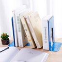 Ver imagem 2 de Suporte Apoio Decorativo para Livros Kit 2 Unidades Organizador de Documentos Cds e Dvds Azul