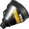 Funil Plástico Bico Flexível Preto 140mm - Vonder - 4