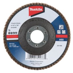 Flap Disco 115 X 22.23 Mm Grão A60 Makita - 1