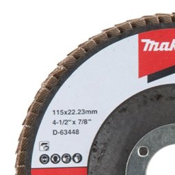 Flap Disco 115 X 22.23 Mm Grão A60 Makita - 4