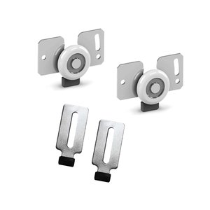 Kit para porta de correr Roldana 30mm c/rolamento JM600 3kits