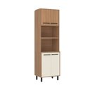 Ver imagem 1 de Torre Quente 4 Portas para 2 Fornos Eletrodomésticos 220x65 cm Granada Off White Casamia