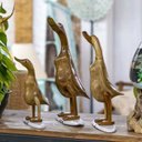 Ver imagem 2 de Escultura Pato Surfista em Bambu Importado de Bali - 40cm