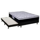 Ver imagem 1 de Cama Box c/Auxiliar Casal: Colchão Ortopédico Orthoflex Foggia Sogni + Base CRC Courano Black(138x18