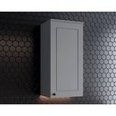Ver imagem 1 de Armário Aéreo Cozinha Modulado Americana 1 Porta 40cm Cinza - Henn