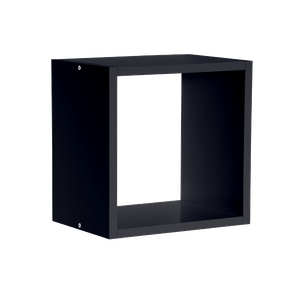 Nichos de Madeira Simples Preto 1,2x27x24,5x15cm