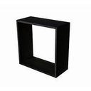Ver imagem 2 de Nichos de Madeira Simples Preto 1,2x27x24,5x15cm
