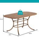 Ver imagem 4 de Mesa de Jantar 6 Lugares 1,60m 1547 Carraro Freijó com Rose