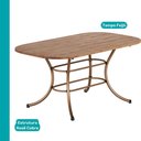 Ver imagem 3 de Mesa de Jantar 6 Lugares 1,60m 1547 Carraro Freijó com Rose