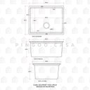 Ver mais imagens de Cuba Para Cozinha Gourmet Inox Workstation Com Acessórios Aruá Pingoo.casa - Prata