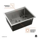 Ver imagem 3 de Cuba Para Cozinha Gourmet Inox Workstation Com Acessórios Aruá Pingoo.casa - Prata
