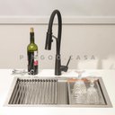 Ver imagem 7 de Cuba Para Cozinha Gourmet Inox Workstation Com Acessórios Aruá Pingoo.casa - Prata