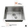 Cuba Para Cozinha Gourmet Inox Workstation Com Acessórios Aruá Pingoo.casa - Prata - 4
