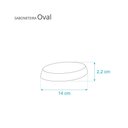 Ver imagem 4 de Saboneteira Oval Preto